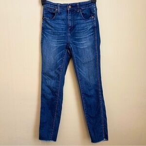 Madewell | 10” High Riser Skinny Skinny Jeans | Vintage Blue Wash | size 26